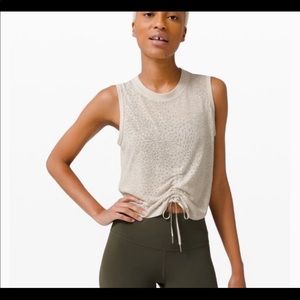 Lululemon cinch front tank (NWOT)